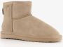 Hush Puppies gevoerde suede enkellaarsjes beige Echt leer - Thumbnail 5