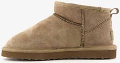 Hush Puppies gevoerde suede laarsjes lichtbruin