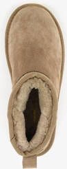 Hush Puppies gevoerde suede laarsjes lichtbruin