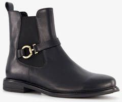 Hush Puppies leren dames chelsea boots met gesp