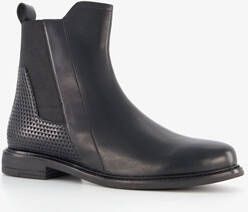 Hush Puppies leren dames chelsea boots zwart