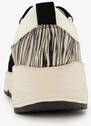 Hush Puppies leren dames dad sneakers zebraprint