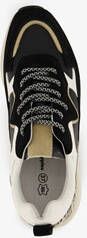 Hush Puppies leren dames dad sneakers zebraprint