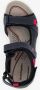 Hush Puppies leren dames sandalen blauw rood - Thumbnail 5