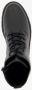 Hush Puppies leren dames veterboots zwart Uitneembare zool - Thumbnail 4