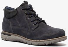 Hush Puppies leren heren veterschoenen blauw