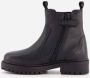 Hush Puppies leren kinder Chelsea boots zwart - Thumbnail 3