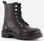 Hush Puppies leren meisjes veterboots Zwart - Thumbnail 5