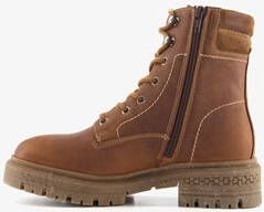 Hush Puppies leren veterboots bruin