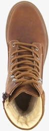 Hush Puppies leren veterboots bruin