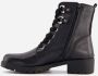 Hush Puppies leren veterboots met brede veters Zwart Uitneembare zool - Thumbnail 2