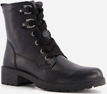 Hush Puppies leren veterboots met brede veters