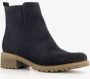 Hush Puppies suede dames enkellaarsjes blauw Echt leer - Thumbnail 5