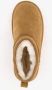 Hush Puppies suede dames enkellaarsjes cognac Echt leer - Thumbnail 3