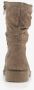 Hush Puppies suede dames enkellaarzen taupe Beige Echt leer Uitneembare zool - Thumbnail 3