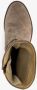 Hush Puppies suede dames enkellaarzen taupe Beige Echt leer Uitneembare zool - Thumbnail 4