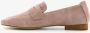 Hush Puppies suede dames loafers beige Echt leer - Thumbnail 3