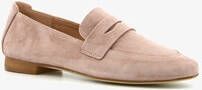 Hush Puppies suede dames loafers beige