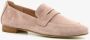 Hush Puppies suede dames loafers beige Echt leer - Thumbnail 5