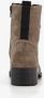 Hush Puppies suede dames veterboots taupe Bruin Echt leer Uitneembare zool - Thumbnail 3