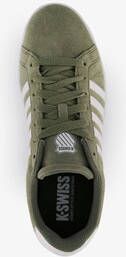 K-SWISS Court Tiebreak suede heren sneakers groen