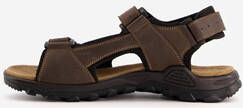 Mountain Peak leren heren sandalen bruin