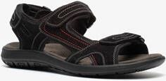 Mountain Peak leren heren sandalen zwart