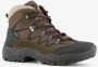 Mountain Peak leren heren wandelschoenen A B Zwart Uitneembare zool - Thumbnail 5