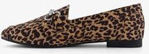 Nova dames loafers bruin luipaardprint