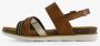 Nova dames sandalen bruin goud - Thumbnail 3