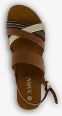 Nova dames sandalen bruin goud