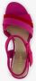 Nova dames sandalen met hak roze rood - Thumbnail 5