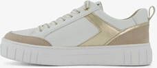 Nova dames sneakers wit goud