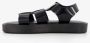 ONLY Shoes dames lak vissers sandalen zwart - Thumbnail 4