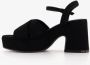 Only Shoes dames sandalen met hak zwart - Thumbnail 4