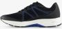 Osaga heren hardloopschoenen zwart blauw Extra comfort Memory Foam - Thumbnail 3