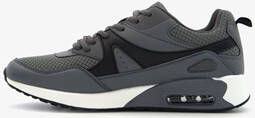 Osaga heren sneakers grijs zwart met airzool