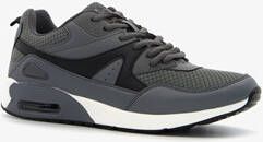 Osaga heren sneakers grijs zwart met airzool