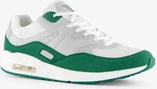 Osaga heren sneakers met airzool groen wit