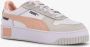 Puma Carina Street leren sneakers wit roze Meisjes Leer Meerkleurig 36 - Thumbnail 10