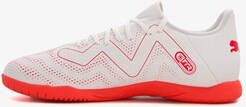 Puma Future Play It IC zaalschoenen wit rood