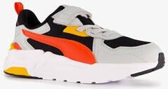 Puma Trinity Lite AC+ kinder sneakers grijs rood