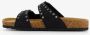 Scapino Dames bio slippers zwart met studs - Thumbnail 2