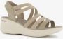 Skechers Pier Lite All you dames sandalen beige - Thumbnail 6