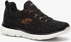 Skechers Summits dames sneakers met luipaardprint