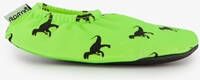 Slipstop kinder schoenen groen met dino