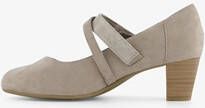 Softline dames pumps met bandje taupe