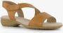 Softline dames sandalen cognac - Thumbnail 6