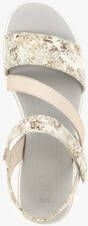 Softline dames sandalen met metallic details