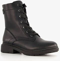 Softline dames veterboots zwart